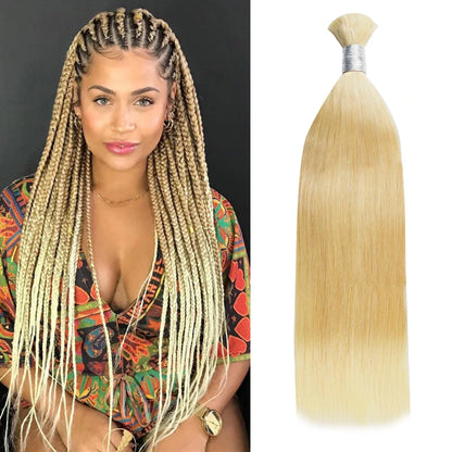 #613 Straight Boho Braids No Weft Bulk Hair for Human Hair CVOHAIR