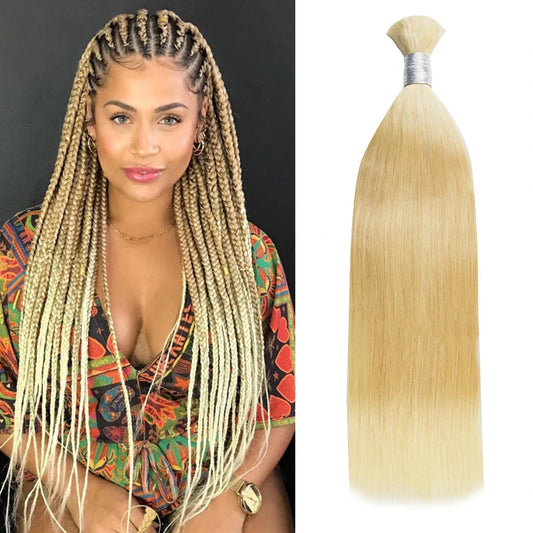 #613 Straight Boho Braids No Weft Bulk Hair for Human Hair CVOHAIR