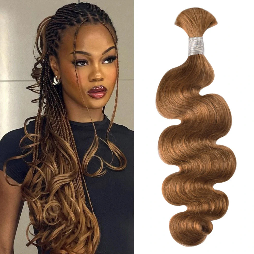 #30 100% Human Hair Braid Body Wave Styles CVOHAIR