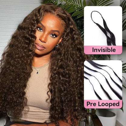 #4 Deep Wave Crochet Human Hair Extensions CVOHAIR