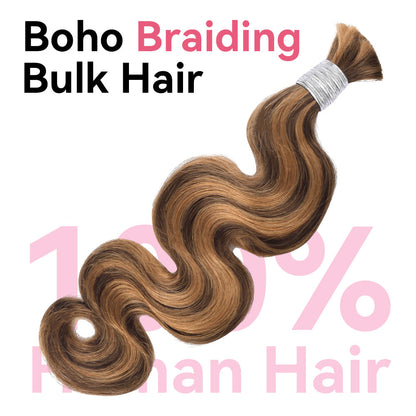 #4/30 100% Human Hair Braid Body Wave Styles CVOHAIR