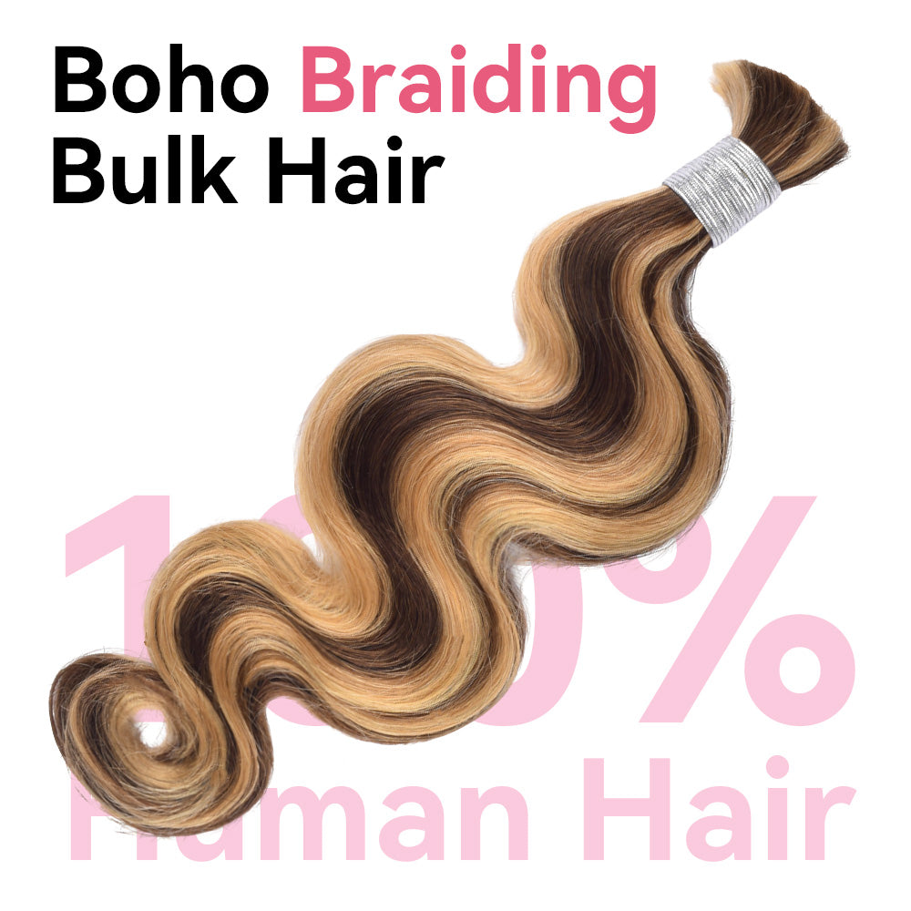 #4/27 100% Human Hair Braid Body Wave Styles CVOHAIR