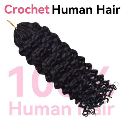 Deep Curly Crochet Human Hair Extensions CVOHAIR