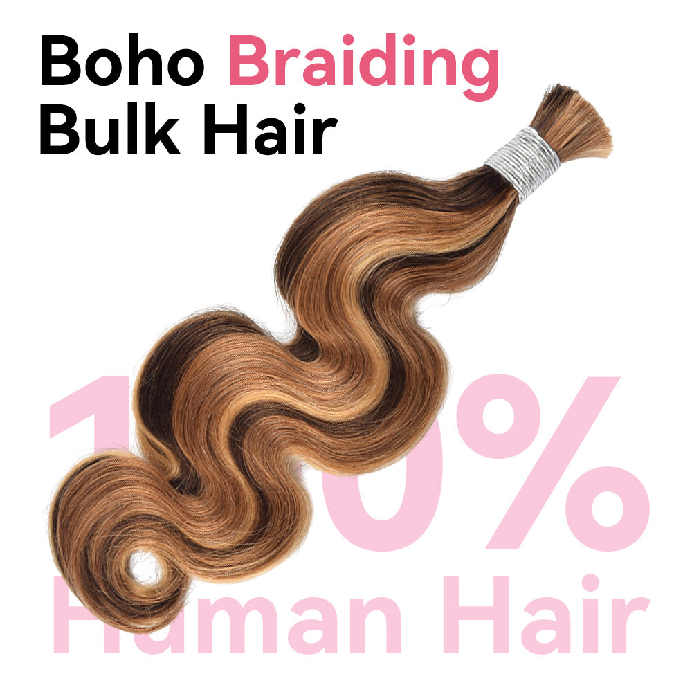 #4/27/30 100% Human Hair Braid Body Wave Styles CVOHAIR