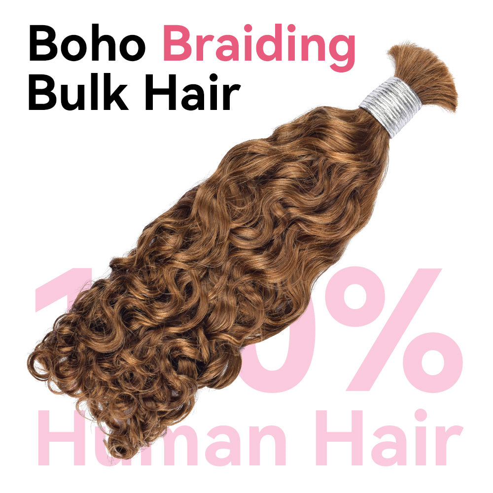 #30 Burmese Curly Best Human Hair For Boho Braids CVOHAIR
