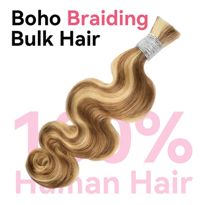 #27/30/613 100% Human Hair Braid Body Wave Styles CVOHAIR