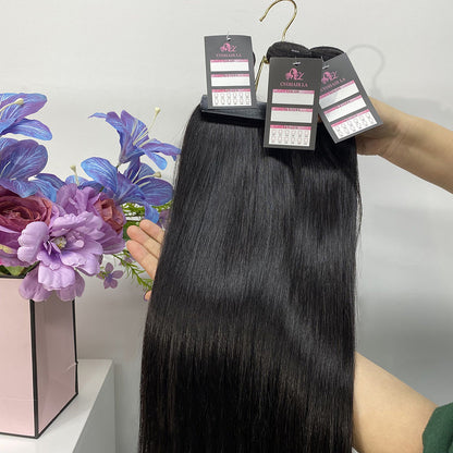 #1B Straight Hair 10A Bundles 100% Unprocessed Brazilian Virgin Human Hair Weave Bundles for Black Women CVOHAIR