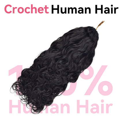 Water Wave Crochet Human Hair Extensions CVOHAIR