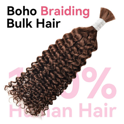 #4 Hot Braids Bulk Human Hair CVOHAIR