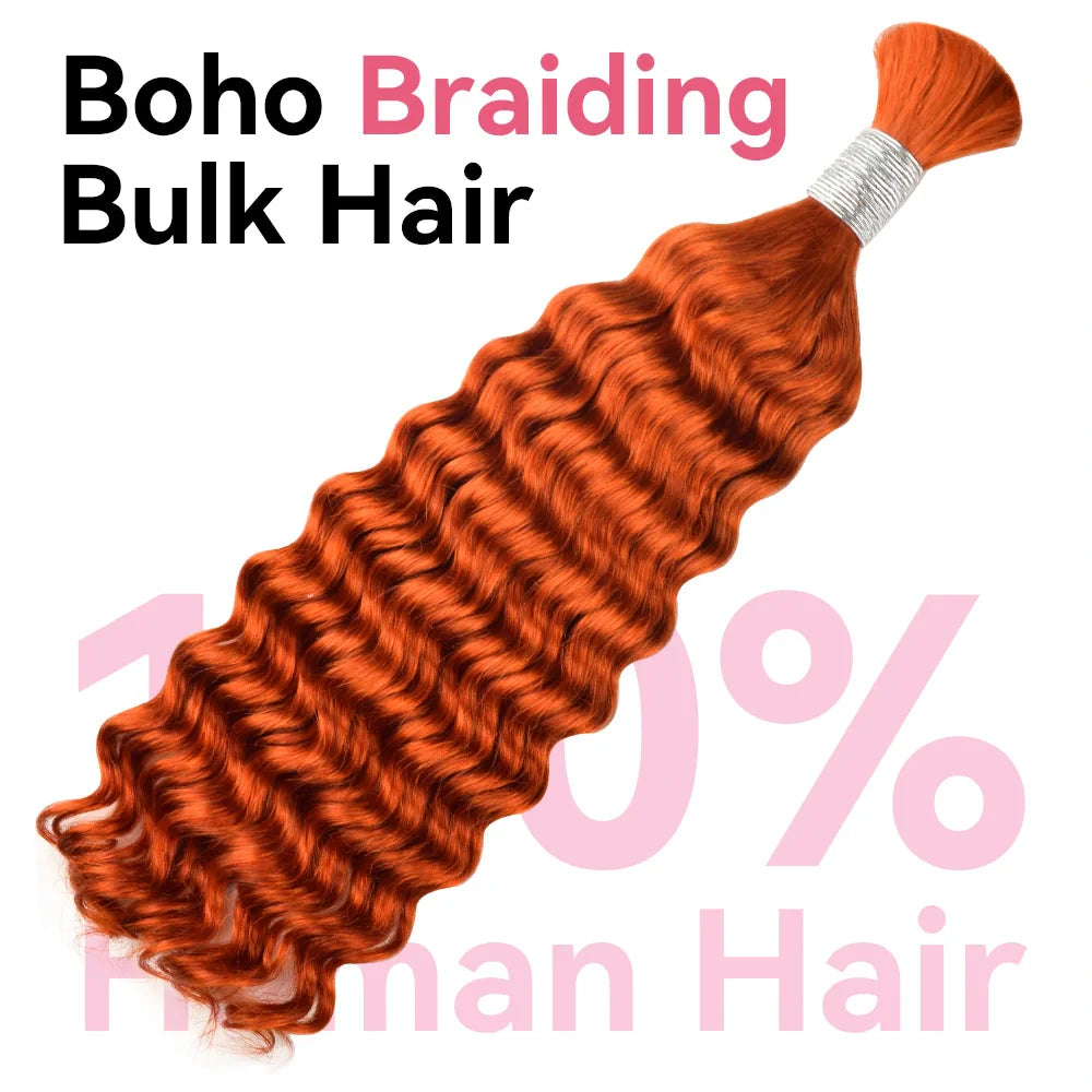#350 Bulk Human Hair For Braiding CVOHAIR