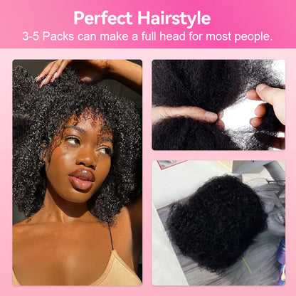 Afro Kinky  Bulk Human Hair CVOHAIR
