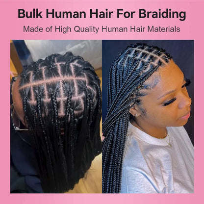100% Human Hair Braid Styles Straight CVOHAIR