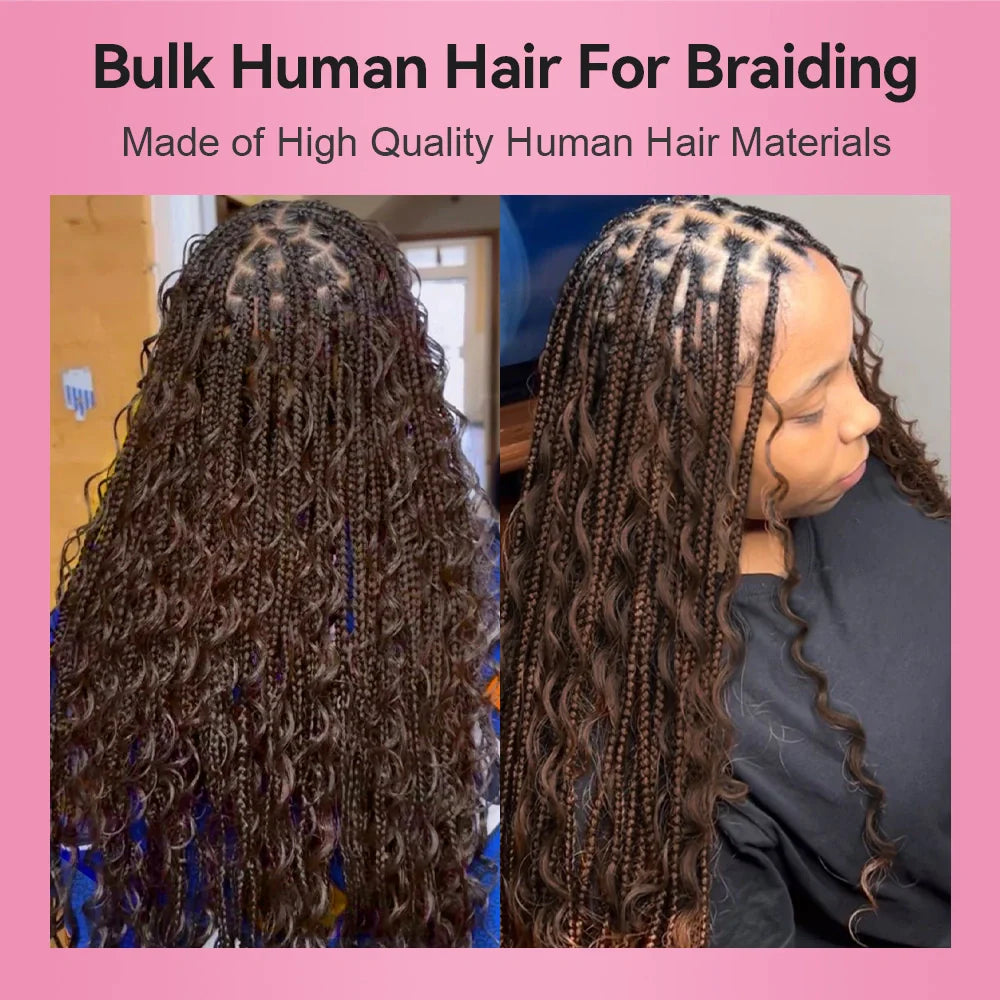 #4 Hot Braids Bulk Human Hair CVOHAIR