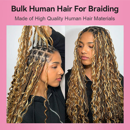 #27/30/613 100% Human Hair Braid Deep Wave Styles CVOHAIR