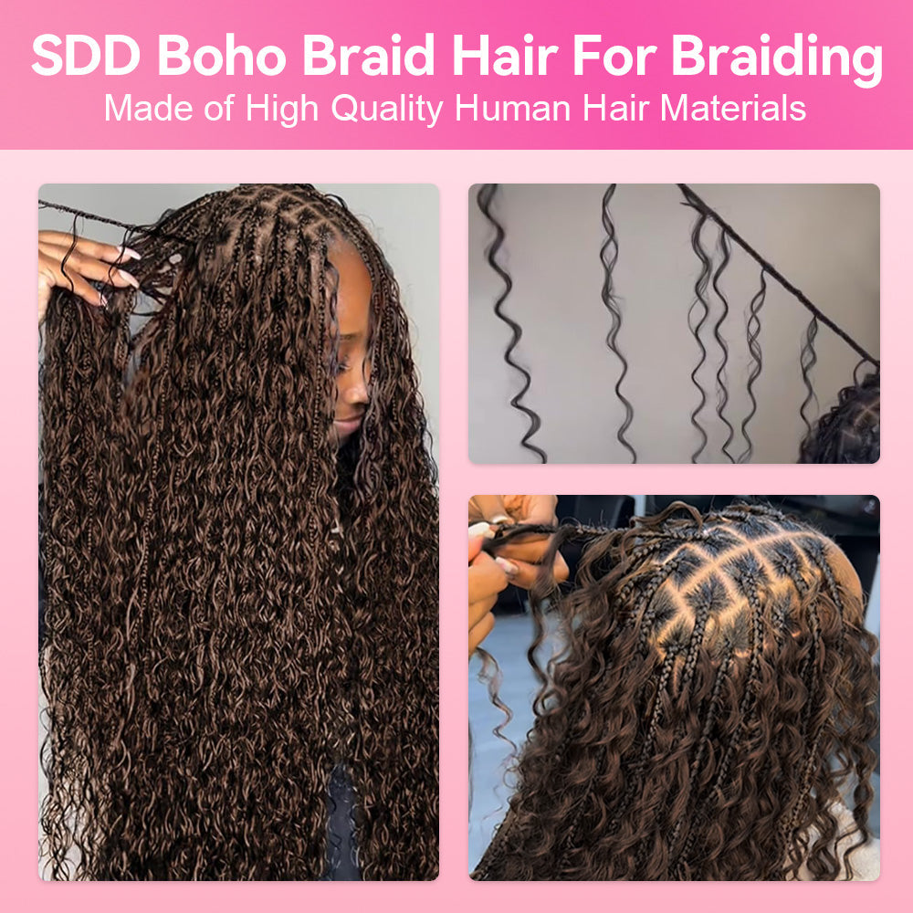 #2 SDD Boho Braids Human Hair CVOHAIR