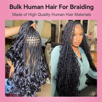 Body Wave Bulk Human Hair for Braiding CVOHAIR