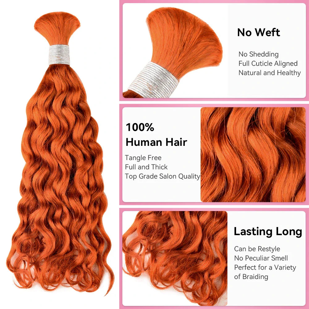 #350 Bulk Human Hair For Braiding CVOHAIR
