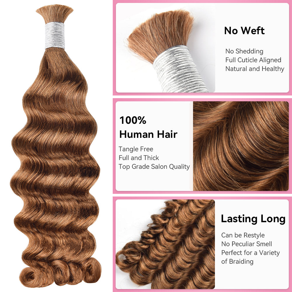 #30 Loose Deep Wave Best Human Hair For Boho Braids CVOHAIR