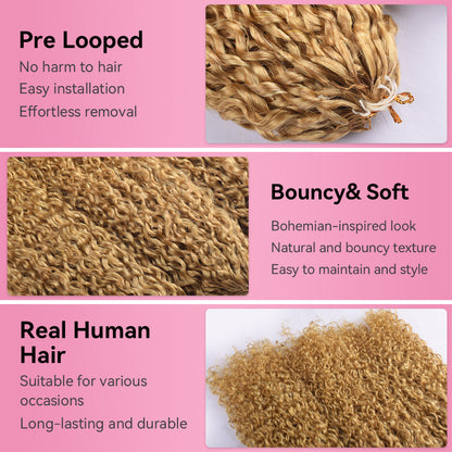 #27 Pixie Curly 100% Human Hair Hair Extensions CVOHAIR