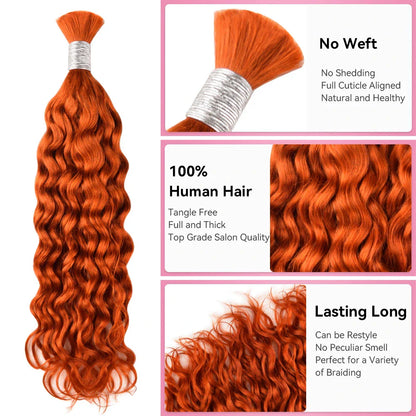 #350 Bulk Human Hair For Braiding CVOHAIR