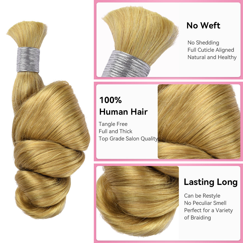 #27 Boho Braids Loose Wave 100% Human Hair CVOHAIR