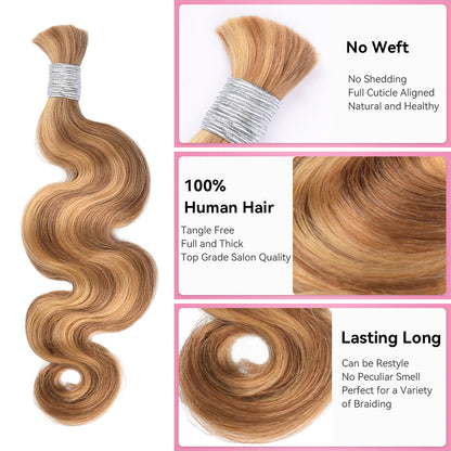 #27/30 100% Human Hair Braid Body Wave Styles CVOHAIR