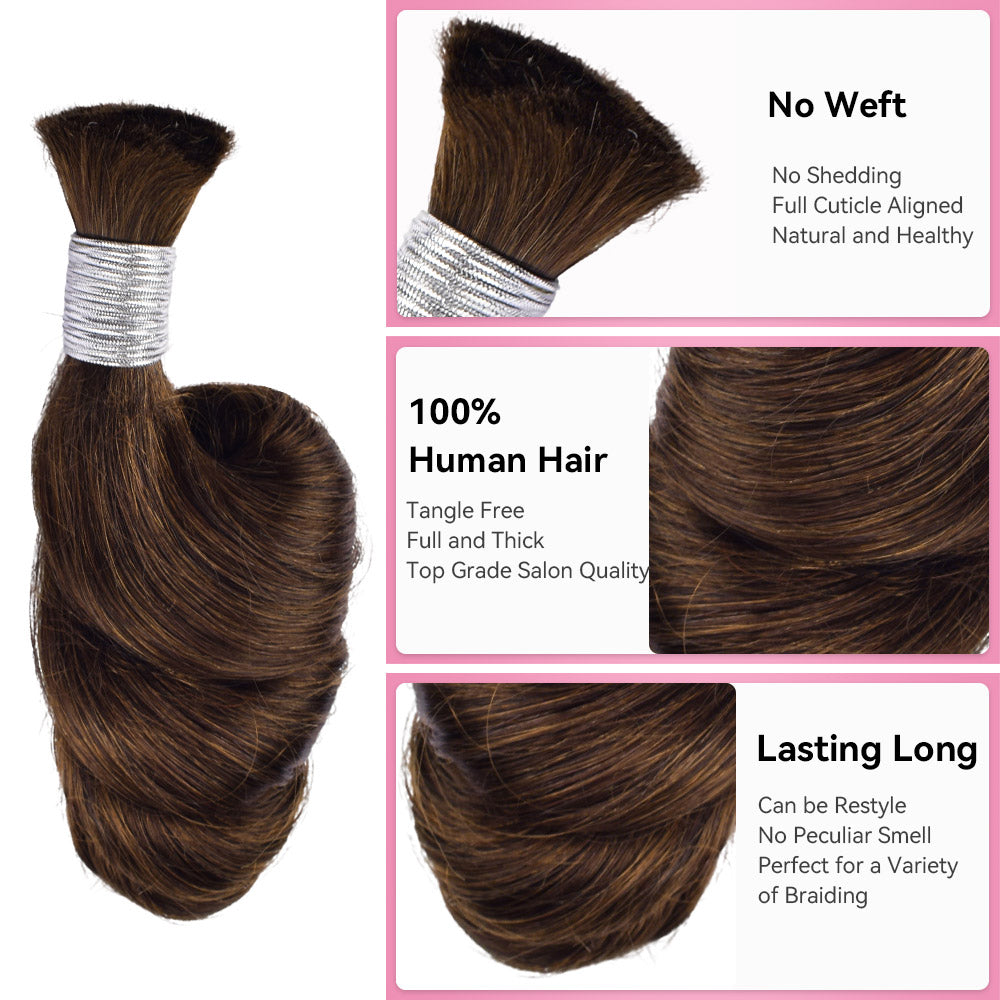 #2 Boho Braids Loose Wave 100% Human Hair CVOHAIR