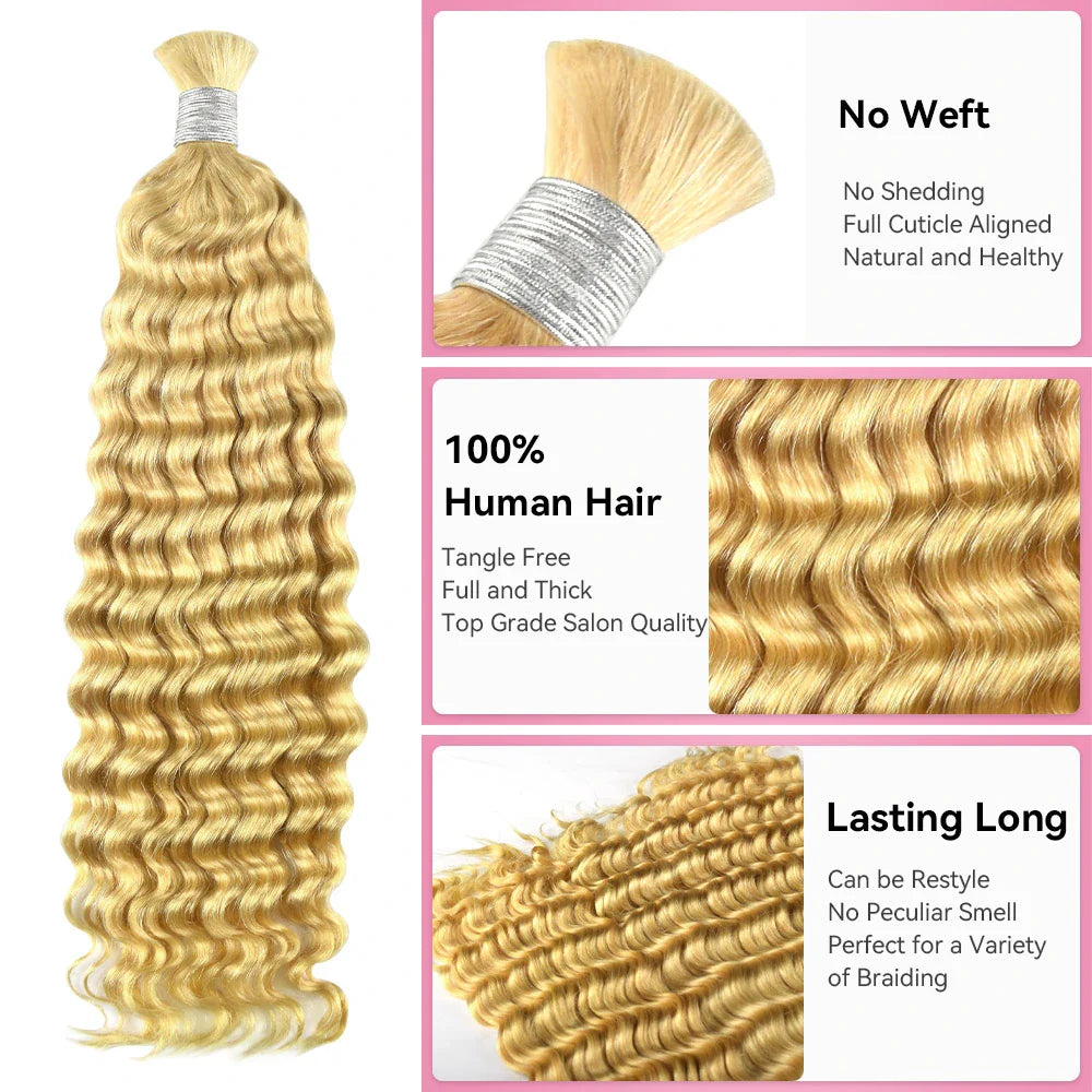 #613 Bohemian Human Hair For Braiding CVOHAIR
