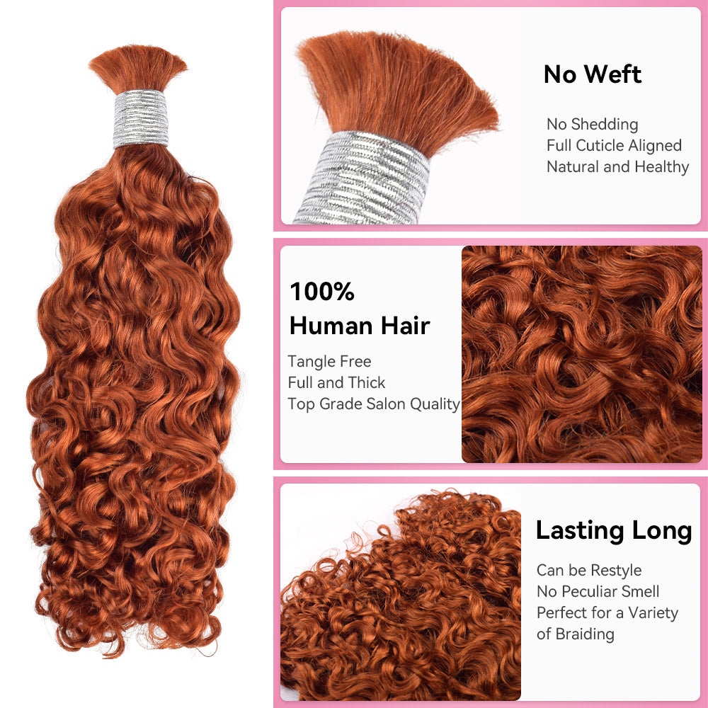 #350 Burmese Curly Best Human Hair For Boho Braids CVOHAIR
