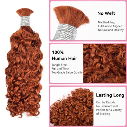 #350 Burmese Curly Best Human Hair For Boho Braids CVOHAIR