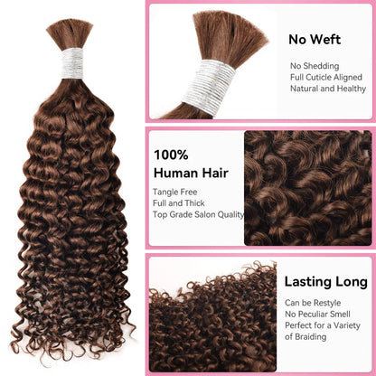 #4 Hot Braids Bulk Human Hair CVOHAIR