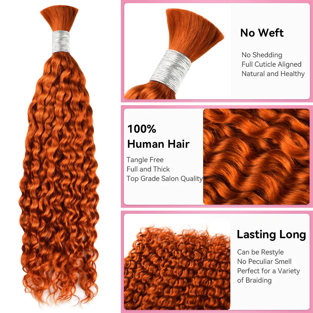 #350 Bulk Human Hair For Braiding CVOHAIR