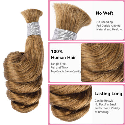 #30 Boho Braids Loose Wave 100% Human Hair CVOHAIR