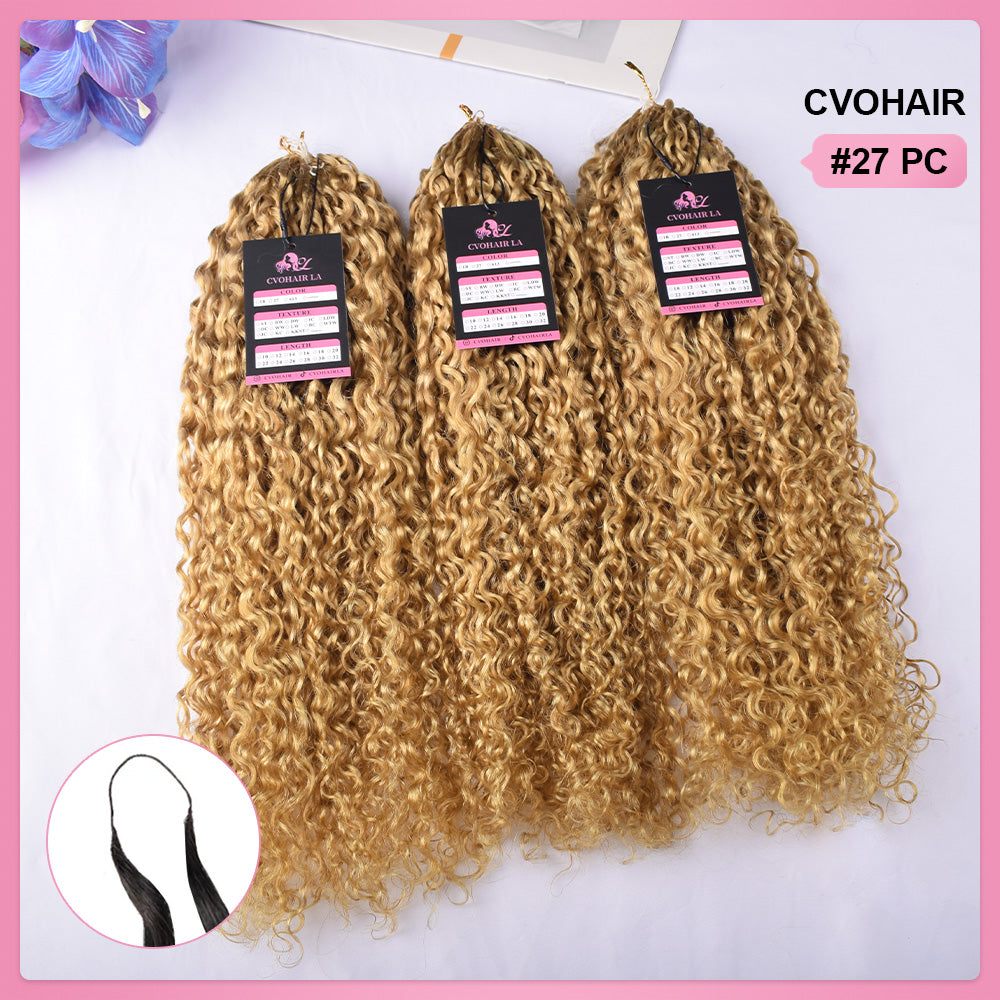 #27 Pixie Curly 100% Human Hair Hair Extensions CVOHAIR