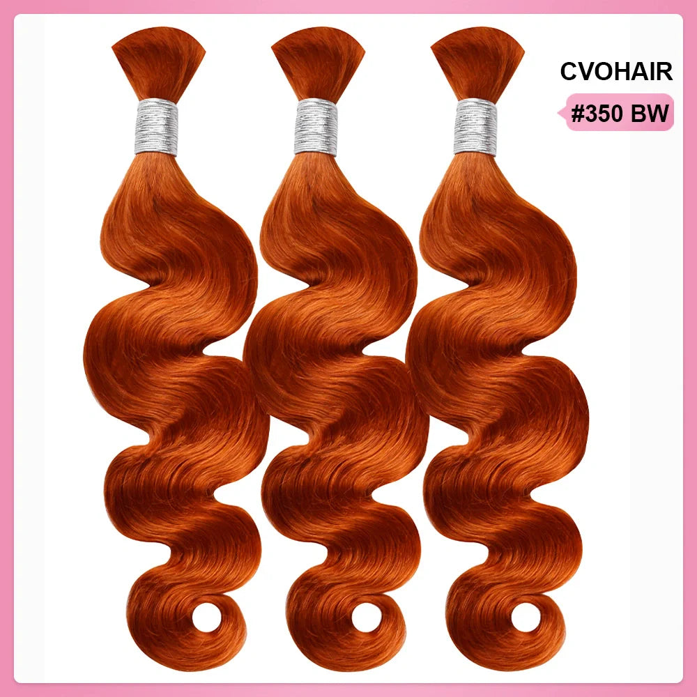 #350 100% Human Hair Braid Body Wave Styles CVOHAIR