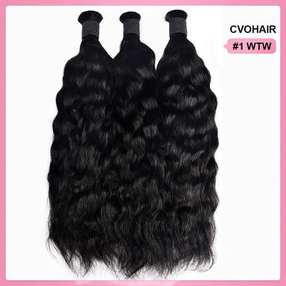 #1 Wet & Wavy Bulk Human Hair For Boho Braids CVOHAIR
