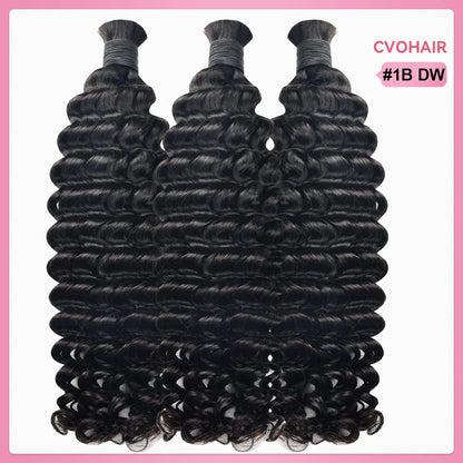 Deep Wave Best Human Hair For Braiding CVOHAIR