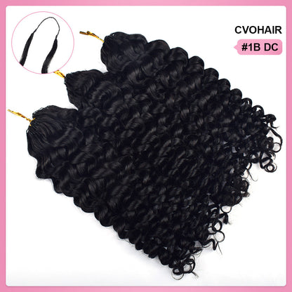 Deep Curly Crochet Human Hair Extensions CVOHAIR