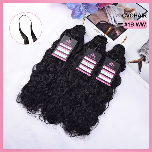 Water Wave Crochet Human Hair Extensions CVOHAIR