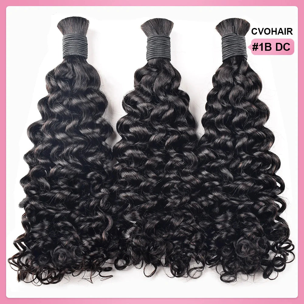 Best Human Hair For Boho Braids Deep Curly CVOHAIR