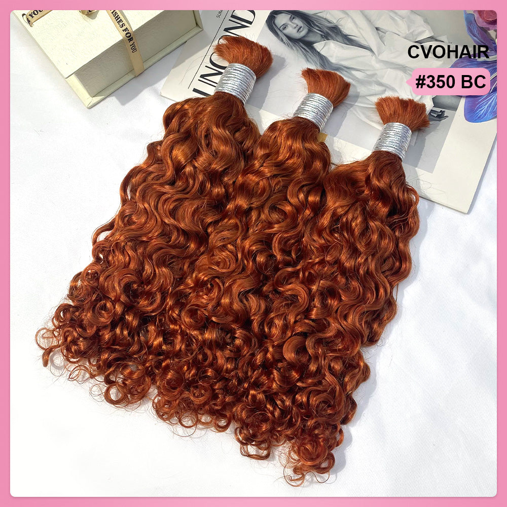 #350 Burmese Curly Best Human Hair For Boho Braids CVOHAIR