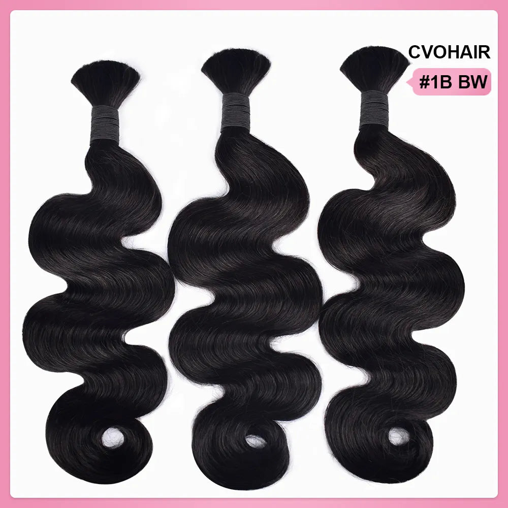 Body Wave Bulk Human Hair for Braiding CVOHAIR