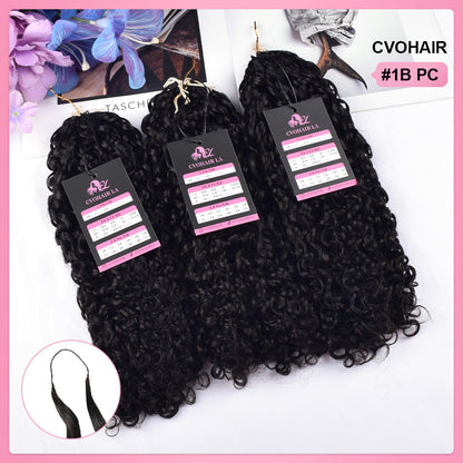 Pixie Curly 100% Human Hair Hair Extensions CVOHAIR