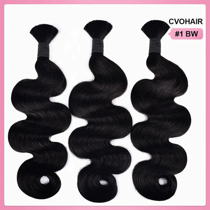 #1 100% Human Hair Braid Body Wave Styles CVOHAIR