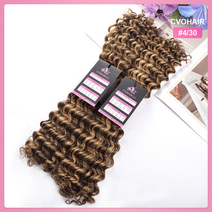 #4/30 SDD Deep Wave Boho Braids Human Hair CVOHAIR