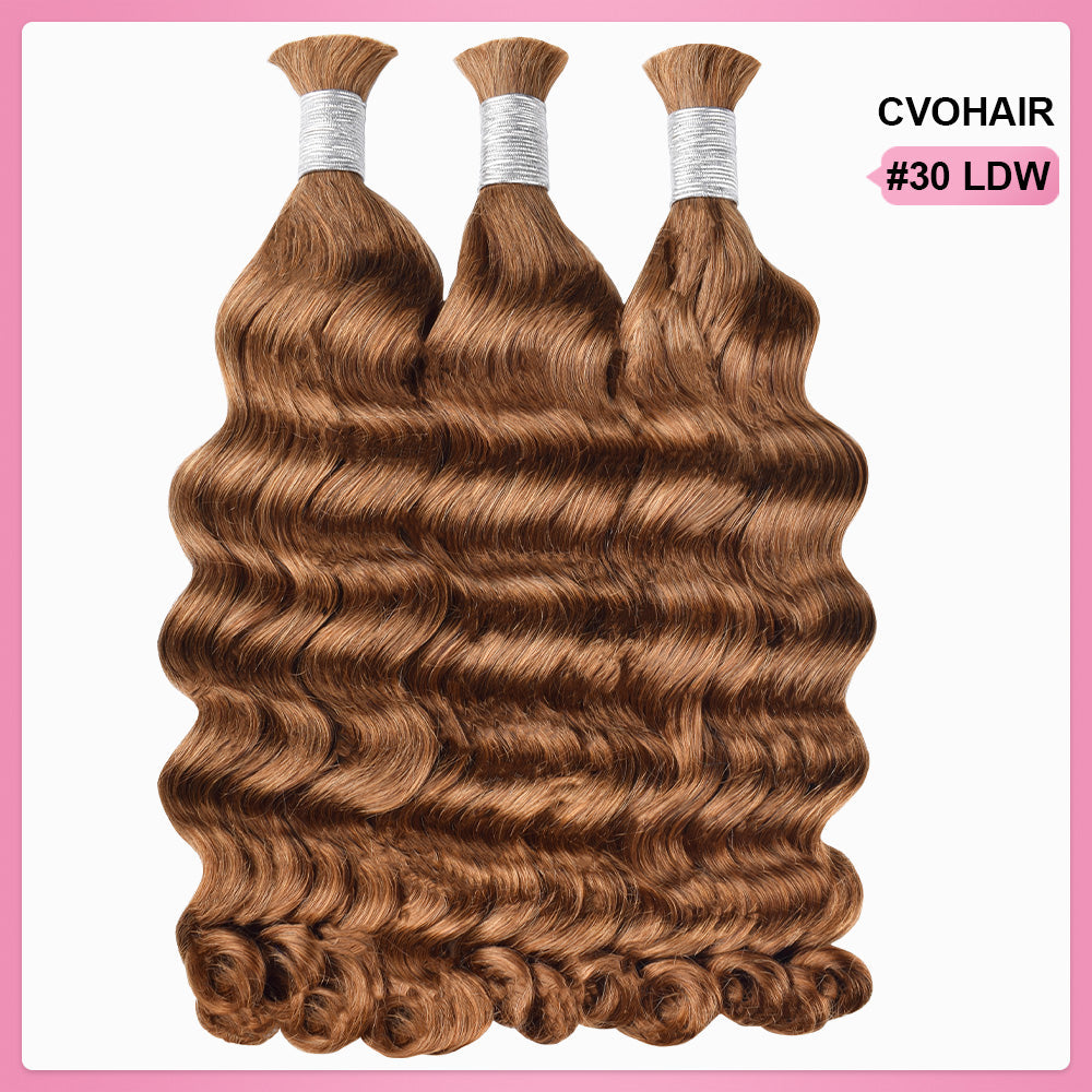 #30 Loose Deep Wave Best Human Hair For Boho Braids CVOHAIR