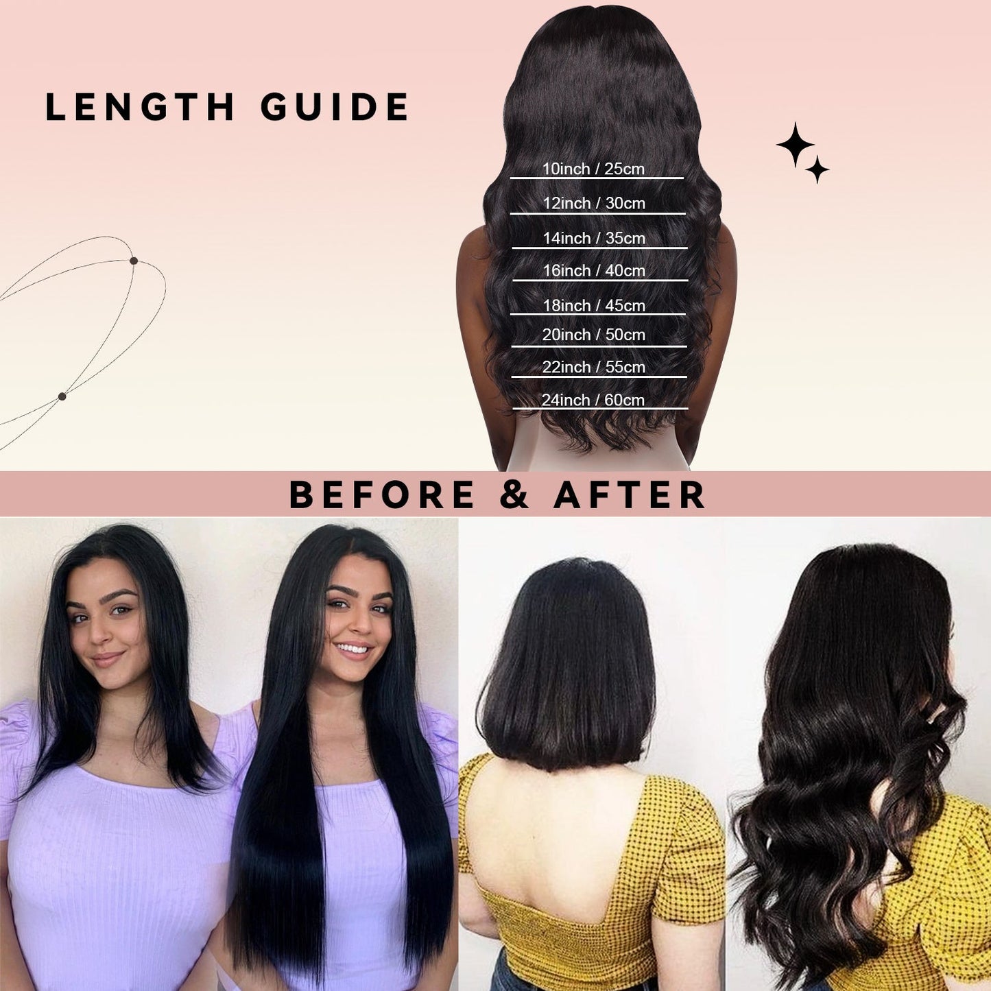 #1B 7Pcs Body Wave Free Shipping Small PU Seamless Clip ins Hair Extensions Real Human Hair 120G CVOHAIR