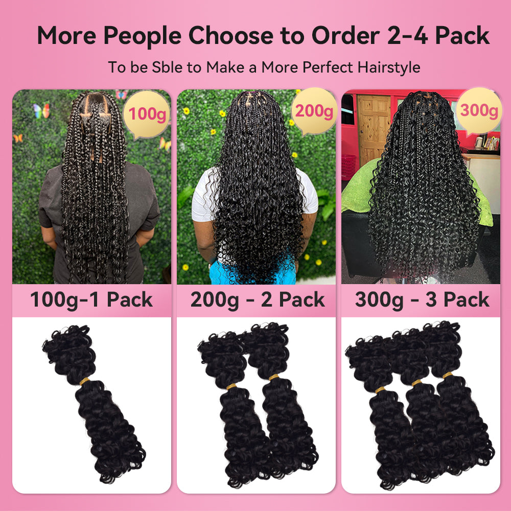 #613 SDD Boho Braids Human Hair CVOHAIR