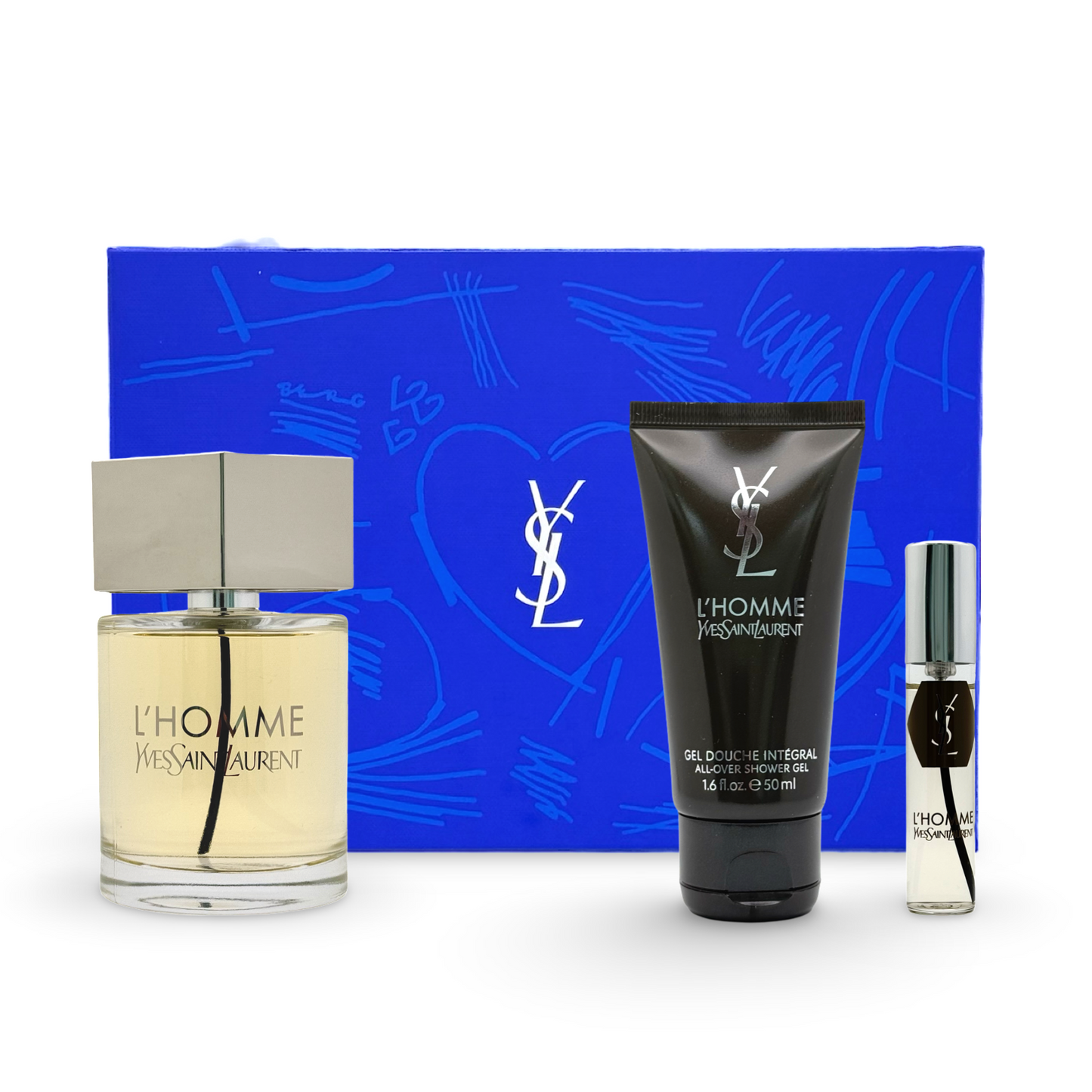 Gift Set L¡¯Homme by Yvthtes Sathtint Lathturent 3pcs