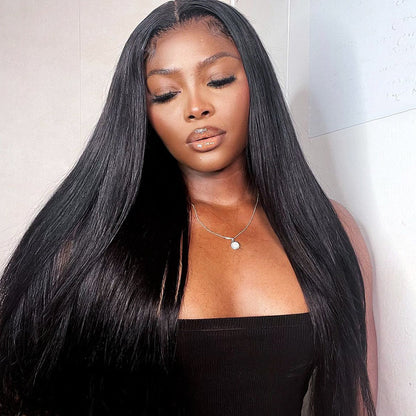 13*4 Super Natural Hairline Frontal Wigs 300% Density HD Lace Luxury Wig With Baby Hair CVOHAIR